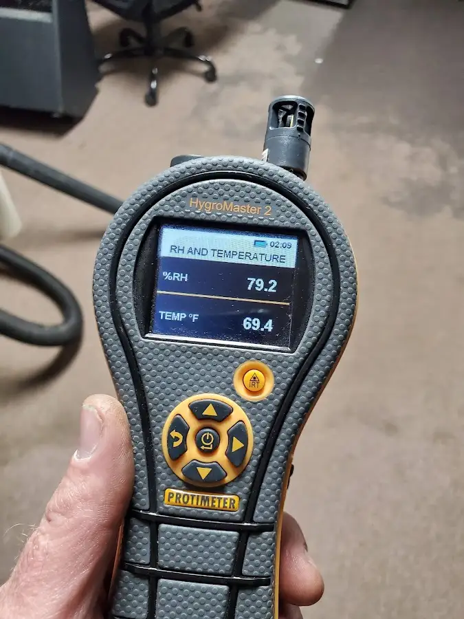 Moisture meter humidity assessment for Fire & Smoke Damage Restoration in Upper Southampton